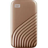 Eksterni SSD disk 1 TB, WD My Passport SSD, USB-C 3.2, zlatni (WDBAGF0010BGD-WESN)