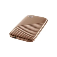 Eksterni SSD disk 1 TB, WD My Passport SSD, USB-C 3.2, zlatni (WDBAGF0010BGD-WESN)