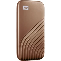 Eksterni SSD disk 1 TB, WD My Passport SSD, USB-C 3.2, zlatni (WDBAGF0010BGD-WESN)