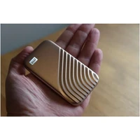 Eksterni SSD disk 1 TB, WD My Passport SSD, USB-C 3.2, zlatni (WDBAGF0010BGD-WESN)