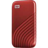 Eksterni SSD disk 1 TB, WD My Passport SSD, USB-C 3.2, crveni (WDBAGF0010BRD-WESN)