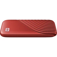 Eksterni SSD disk 1 TB, WD My Passport SSD, USB-C 3.2, crveni (WDBAGF0010BRD-WESN)