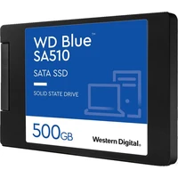 SSD disk 500 GB, WD Blue SA510, 2.5", SATA III (WDS500G3B0A)