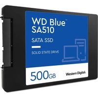 SSD disk 500 GB, WD Blue SA510, 2.5", SATA III (WDS500G3B0A)