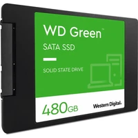 SSD disk 480 GB, WD Green 3D NAND, 2.5", SATA III (WDS480G3G0A)