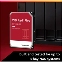 Tvrdi disk 2 TB, WD Red Plus, SATA III, 5400 rpm, 64 MB (WD20EFPX)