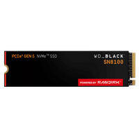SSD disk 2 TB, WD Black SN8100, M.2 2280, PCIe 5.0, NVMe 2.0 (WDS200T1X0M)