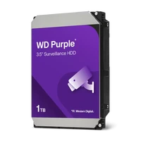Tvrdi disk 1 TB, WD Purple, 3.5", SATA III, 5400 rpm, 64 MB (WD10PURZ)