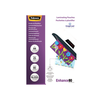 Folija za plastificiranje FELLOWES A4, 80 mic, 25kom