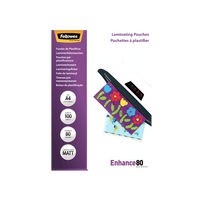 Folija za plastificiranje FELLOWES A4, 80 mic, 100kom, mat