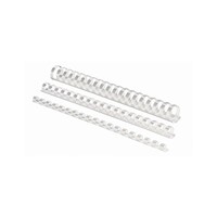Plastične spirale FELLOWES, 6mm, za 10–20 listova, 100kom, bijele