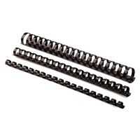 Plastične spirale FELLOWES, 6mm, za 10–20 listova, 100kom, crne