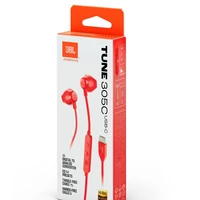 Slušalice JBL Tune Wire 305C, USB-C, žične, crvene