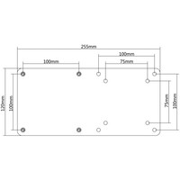 VESA nosač za Intel NUC računala, 75 × 75 / 100 × 100 mm
