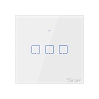 Pametni zidni prekidač SONOFF T0EU3C-TX, trostruki, Wi-Fi