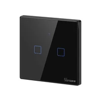 Pametni zidni prekidač SONOFF T3EU2C-TX, dvostruki, Wi-Fi