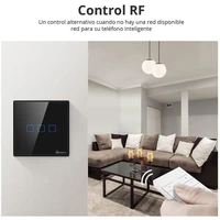 Pametni zidni prekidač SONOFF T3EU2C-TX, dvostruki, Wi-Fi