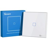 Bežični zidni prekidač SONOFF T2EU1C-RF, jednostruki, 433MHz