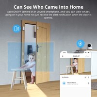 Senzor za vrata i prozore SONOFF, 433MHz RF