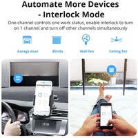 Pametni zidni prekidač SONOFF 4CHPROR3, Wi-Fi, 4 kanala