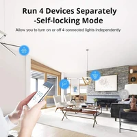 Pametni zidni prekidač SONOFF 4CHPROR3, Wi-Fi, 4 kanala