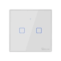 Pametni zidni prekidač SONOFF T2EU2C-TX, Wi-Fi + RF433, dvostruki