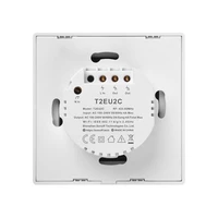 Pametni zidni prekidač SONOFF T2EU2C-TX, Wi-Fi + RF433, dvostruki