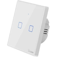 Pametni zidni prekidač SONOFF T2EU2C-TX, Wi-Fi + RF433, dvostruki
