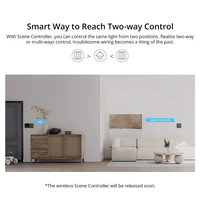 Pametni zidni prekidač SONOFF M5-2C-86, dvostruki, Wi-Fi