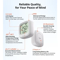 Senzor temperature i vlage SONOFF SNZB-02WD, Zigbee