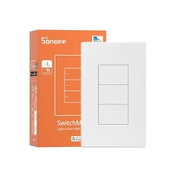 Pametni zidni prekidač SONOFF ZBMS-3C-120W, bijeli