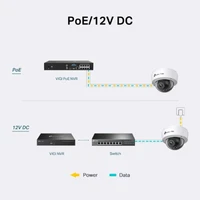 Mrežna kamera TP-LINK VIGI 4MP kupolasta, IR, do 2560×1440 H.265+ 30fps