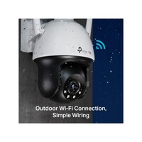Sigurnosna kamera TP-LINK VIGI, 4MP, vanjska, Full-Color, Wi-Fi, pomicanje/naginjanje (do 2560x1440 H.265+ 30fps)