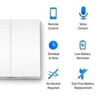 Pametni zidni prekidač TP-LINK Tapo S220, 2-gang, 1-way