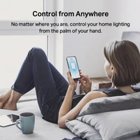 Pametni zidni prekidač TP-LINK Tapo S220, 2-gang, 1-way
