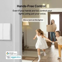 Pametni zidni prekidač TP-LINK Tapo S220, 2-gang, 1-way