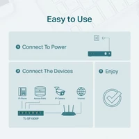 Switch TP-LINK TL-SF1005P, 6-portni, 10/100Mbps, sa 4x PoE+ portova