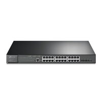 Switch TP-LINK JetStream, 24-portni Gigabit PoE+, L2+, upravljani, sa 4x 10GE SFP+ portova