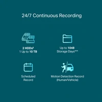 Mrežni videorekorder TP-LINK VIGI, 16-kanalni, PoE+, 24/7