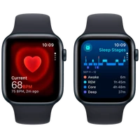 Pametni sat APPLE Watch SE 2023 44mm Black Black Silicone Strap M/L (MRE93)