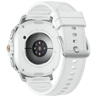 Pametni sat SAMSUNG Galaxy Watch 8 Classic 4G, srebrni (bijeli remen) (SM-L505FZ