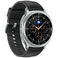 Pametni sat SAMSUNG Galaxy Watch 8 Classic 4G, srebrni (crni remen) (SM-L505FZKA