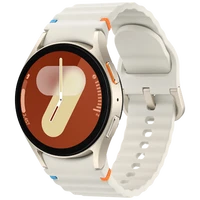 Pametni sat SAMSUNG Galaxy Watch 7 40mm, bež (bijela silikonska narukvica) (SM-L300NZEAEU) - OTVARANA AMBALAŽA