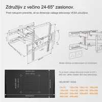 Nosač za TV VONHAUS, preklopni, 24–56", do 45kg
