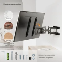 Nosač za TV VONHAUS, preklopni, 24–56", do 45kg