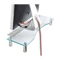 Stalak za monitor VONHAUS, stakleni, L, prozirni Stalak za monitor VONHAUS, stakleni, L, prozirni