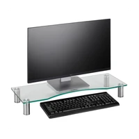 Stalak za monitor VONHAUS, stakleni, L, prozirni Stalak za monitor VONHAUS, stakleni, L, prozirni