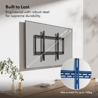 Nosač za TV VONHAUS, fiksni, 60–120", do 100kg