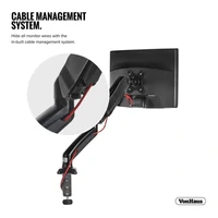 Stol VONHAUS, pojedinačni, do 27", s USB 3.0, plinski amortizer