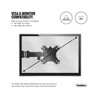 Nosač VONHAUS, stolni, za monitor, pojedinačni, 13–32"